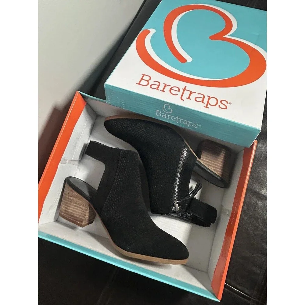 Baretraps Noelani Bootie Black Size 6.5